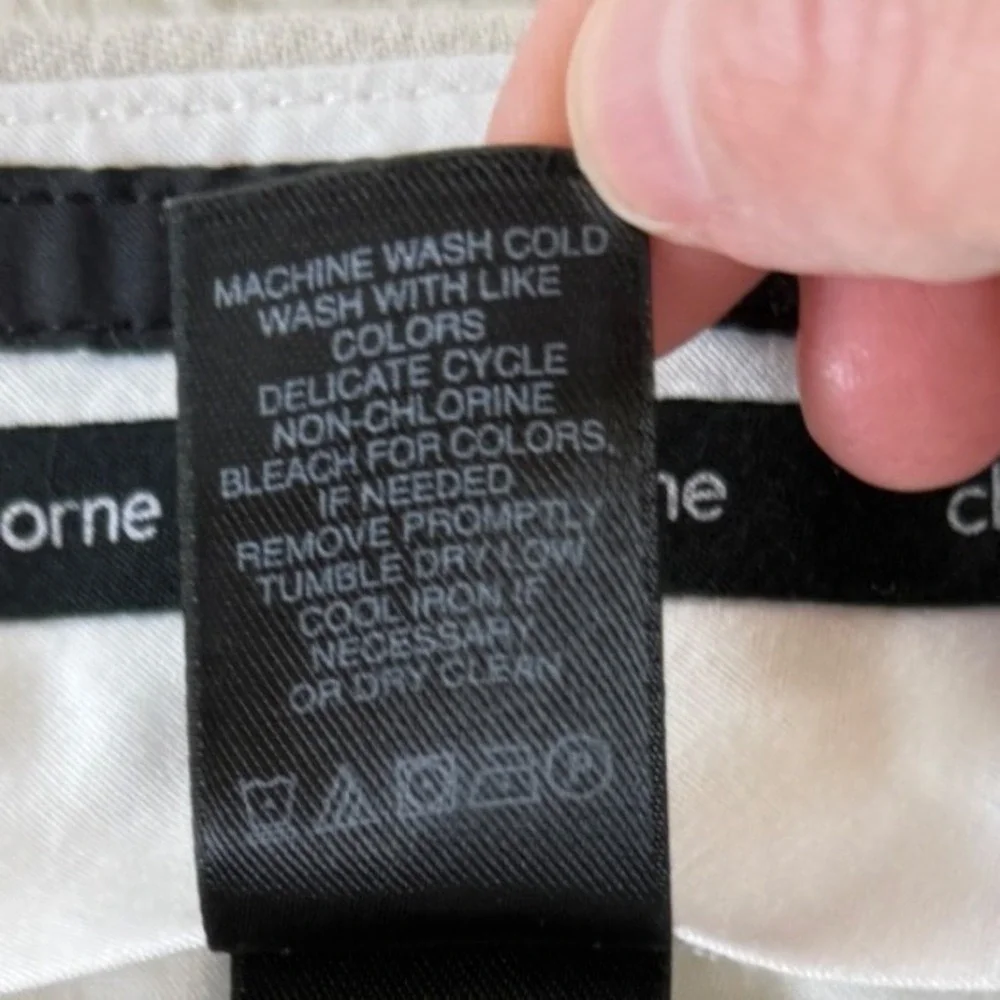 Claiborne Linen‎ Casual Pants Men's Beige Size 36x30 - Fit 34x28 Beach Vacation